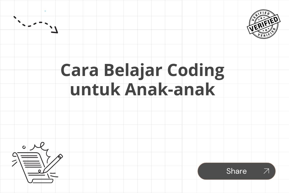 Cara Belajar Coding untuk Anak-anak